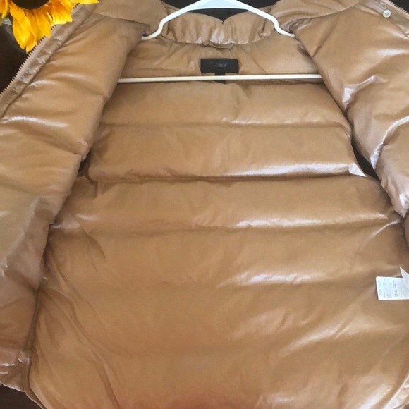 J Crew Shiny Puffer Down Vest - Picture 3 of 6